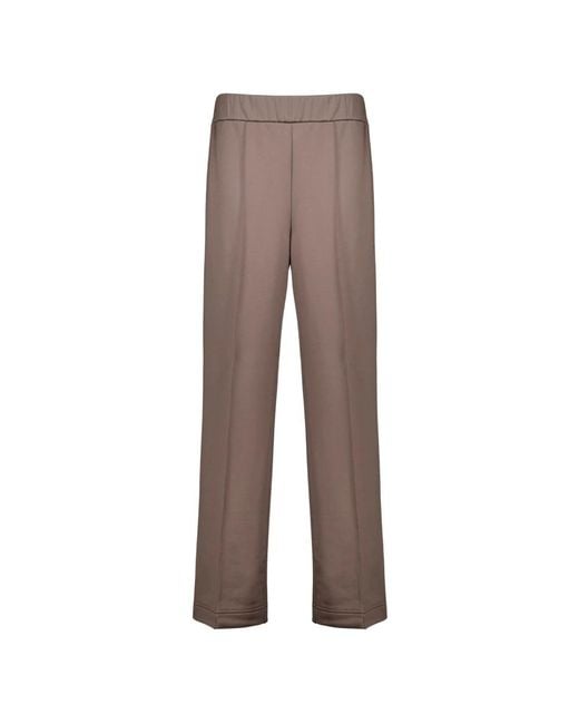 Moncler Brown Wide Trousers