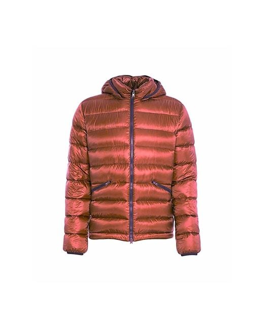 Herno Red Winter Jackets for men