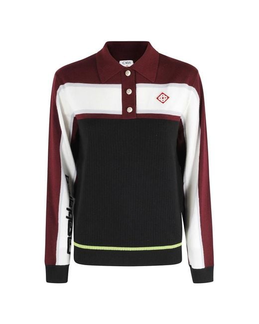 Casablanca Black Polo Shirts