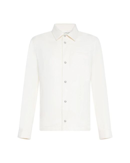 Herno Silk And Cashmere Jacket in het White voor heren