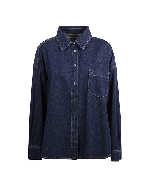 Weekend by Maxmara Blue Shirts