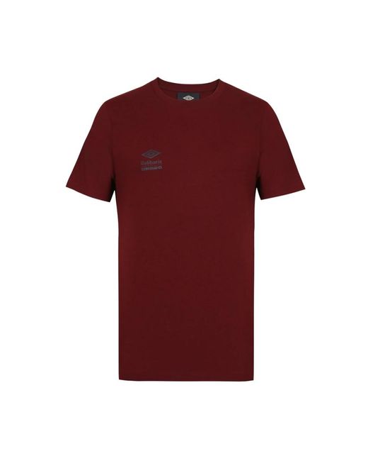 Lifestyle magliette in cotone umb x balib di Umbro in Red da Uomo
