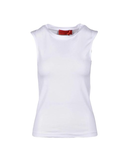 Sleeveless Tops di Wild Cashmere in White