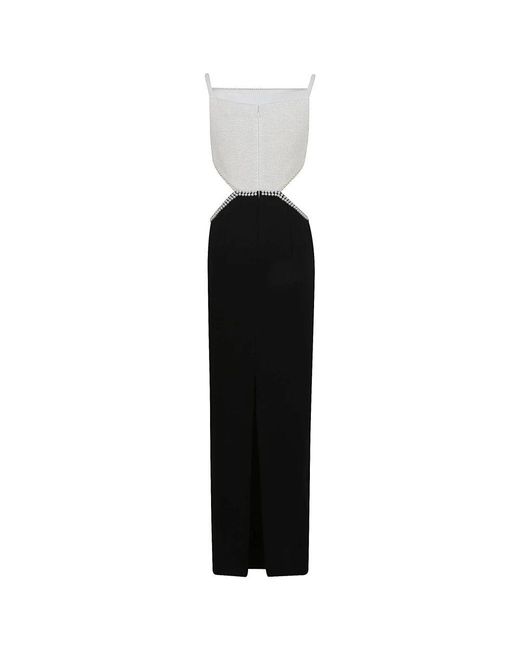 Maxi Dresses Self-Portrait de color Black