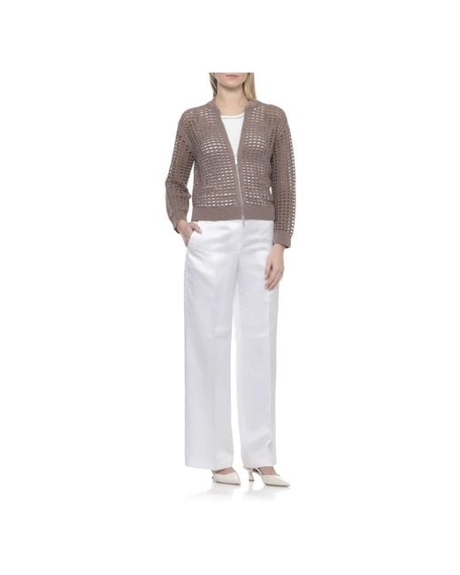 Peserico Brown Cardigans