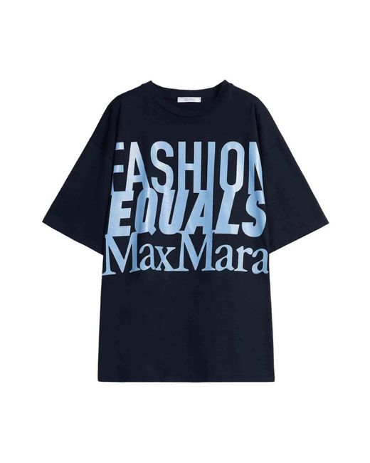 T-Shirts Max Mara de color Blue
