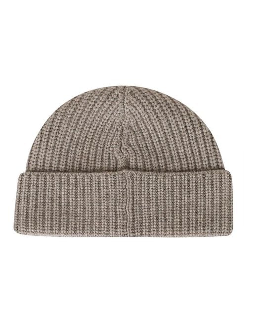 Beanies di Brunello Cucinelli in Gray da Uomo
