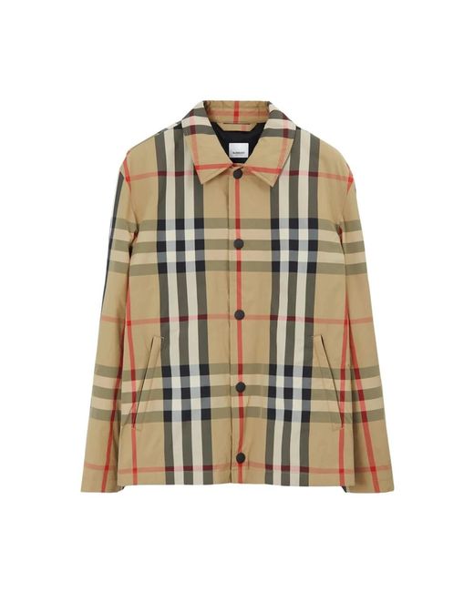 Light Jackets Burberry pour homme en coloris Natural