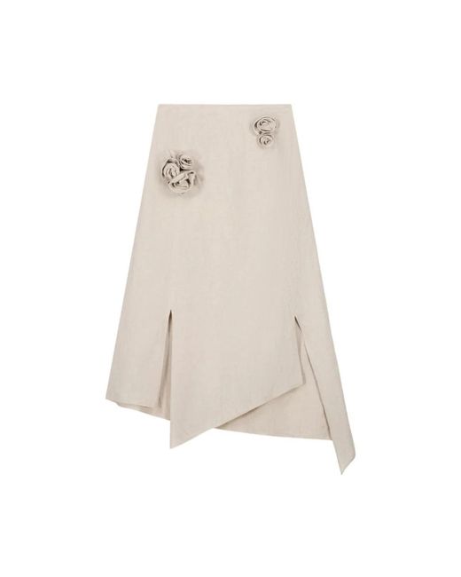 Coperni Midi Rok in het Natural