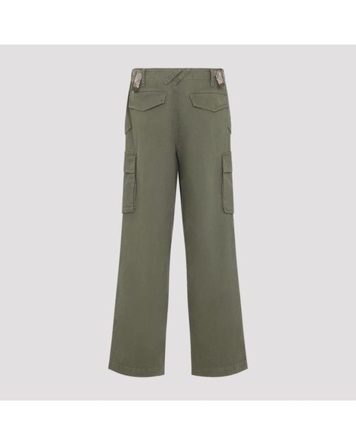 Burberry Gray Straight Trousers for men