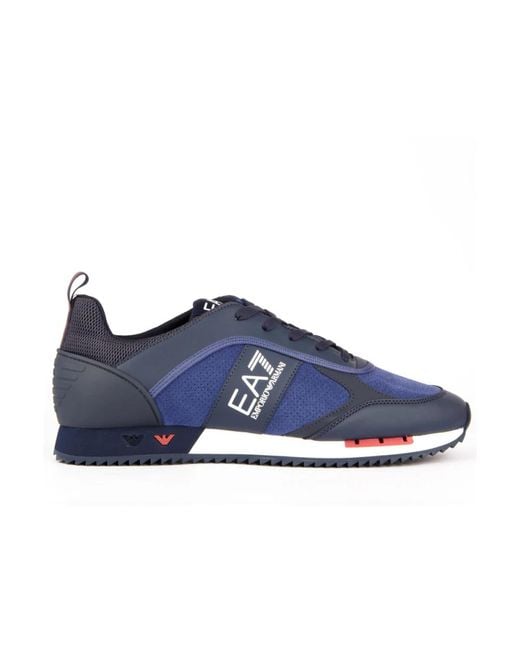 EA7 Evolution Suede in Blue für Herren