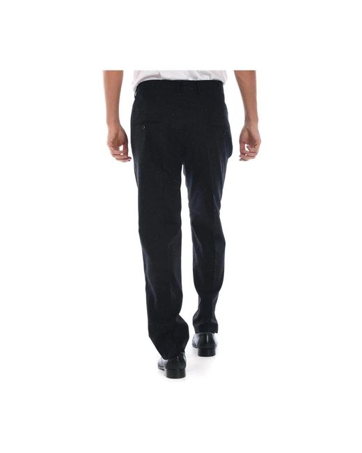 Daniele Alessandrini Black Suit Trousers for men