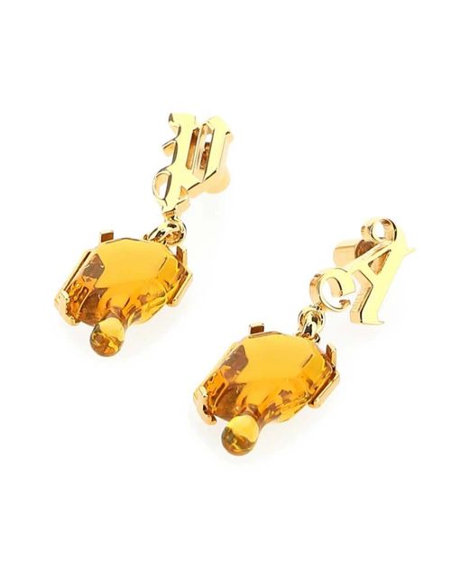 Palm Angels Metallic Earrings