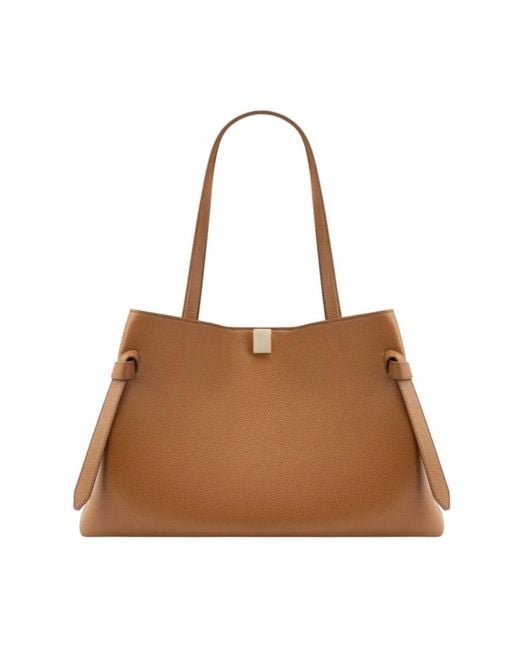 Yuzefi Brown Shoulder Bags