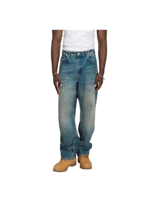 PATTA Blue Straight Fit Jeans for men