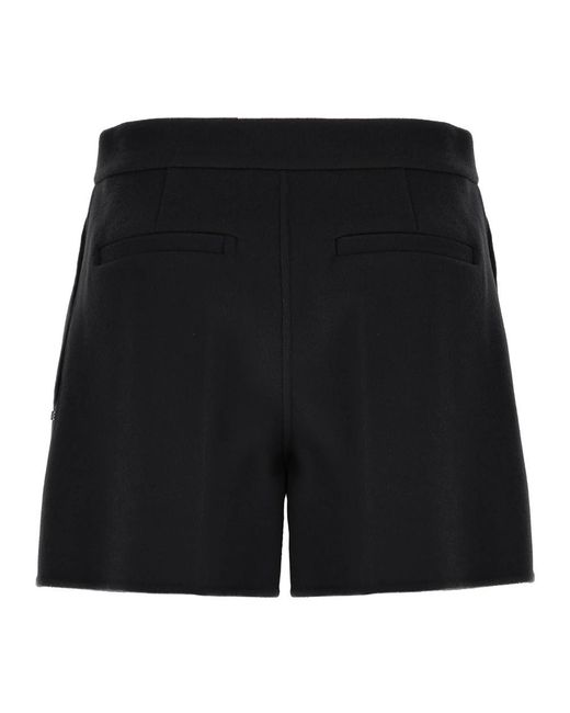Sportmax Black Short Shorts