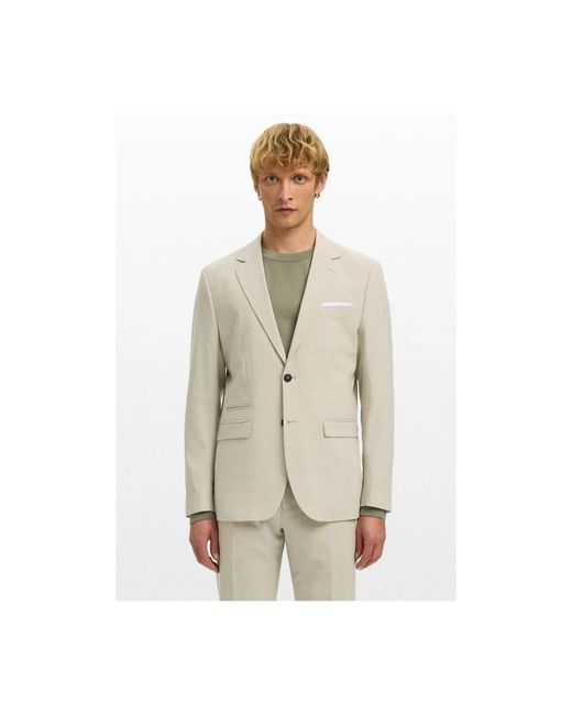 Blazers SELECTED pour homme en coloris Natural