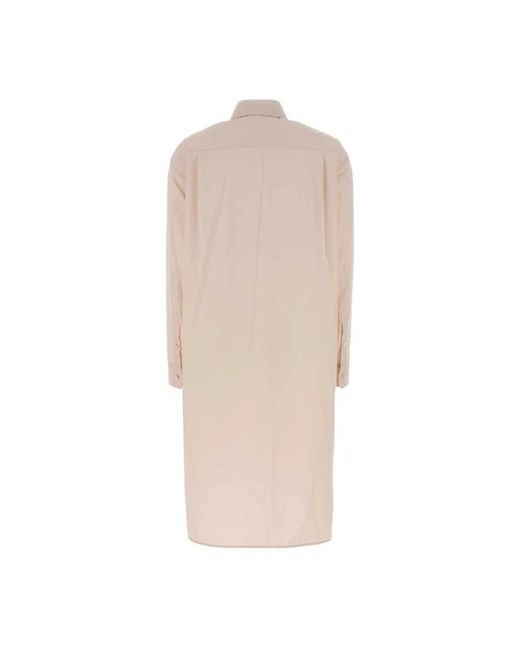 Jil Sander Natural Shirt Dresses