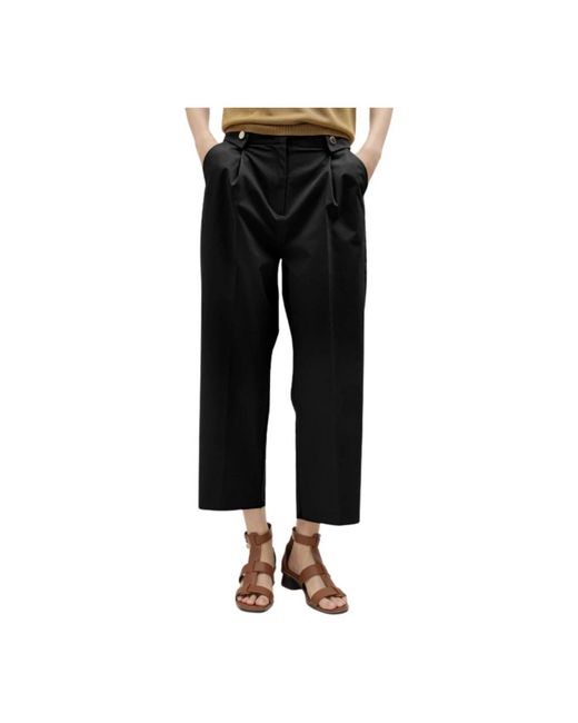 Lola Casademunt Black Straight Trousers