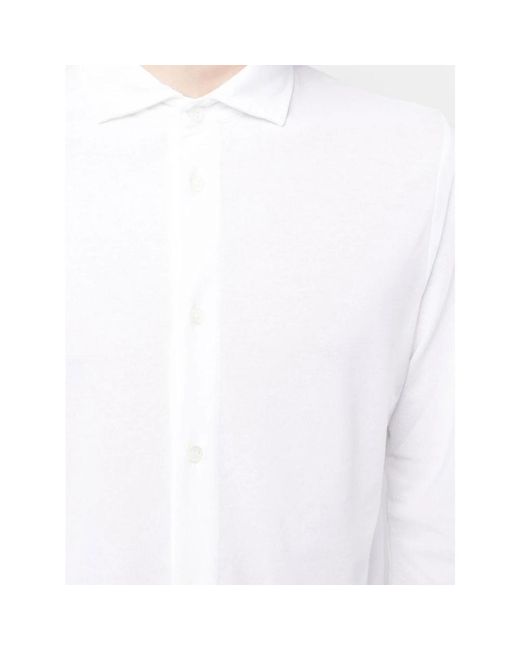 Zanone Casual hemd für männer,vielseitiges casual hemd in White für Herren