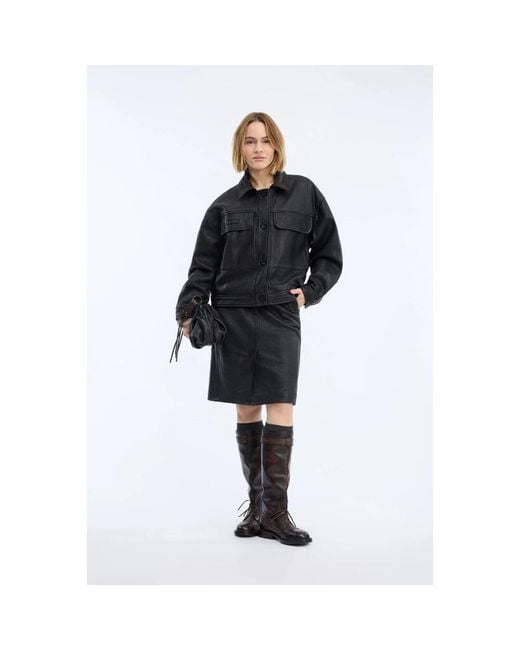 Munthe Bomber Jassen in het Black