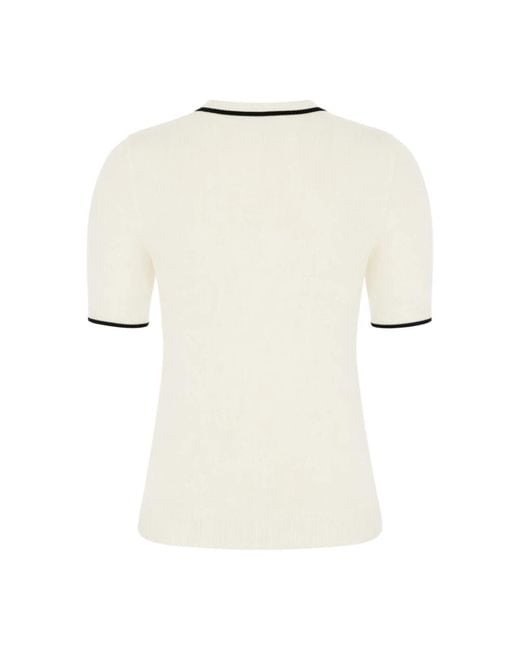 Valentino Garavani Natural Round-Neck Knitwear