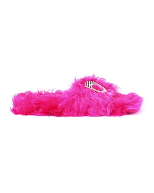 Shoes > flip flops & sliders > sliders Chiara Ferragni en coloris Pink