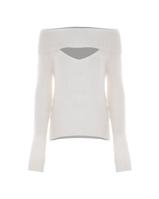 Kocca White Round-Neck Knitwear