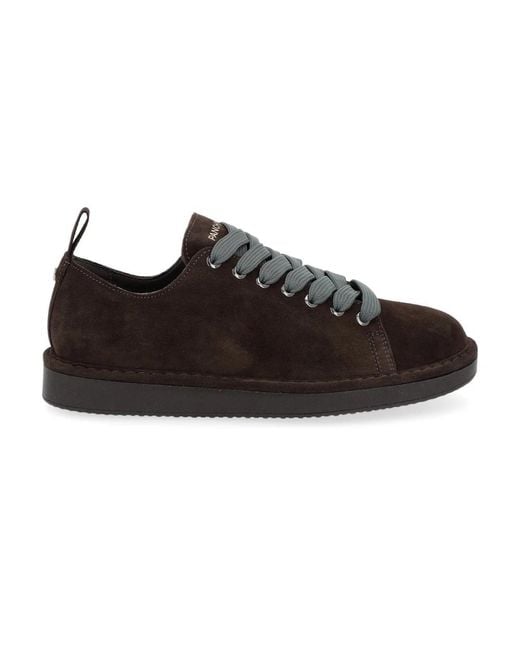 Pànchic Wildleder graue schnürschuh in Black für Herren