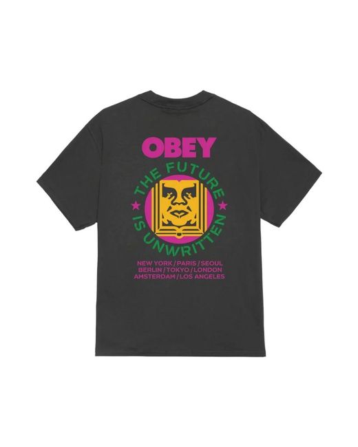 Obey Black T-Shirts for men