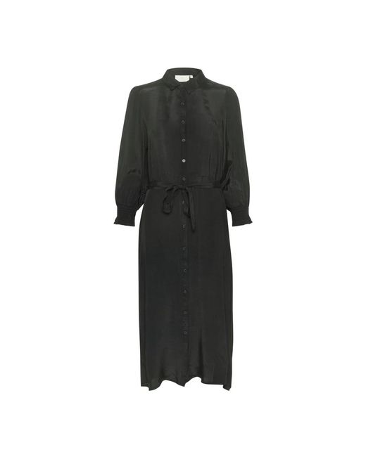 Kaffe Black Shirt Dresses