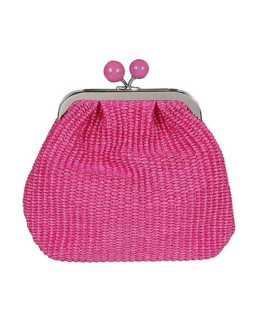 Elegante borsa in pelle di Weekend by Maxmara in Pink