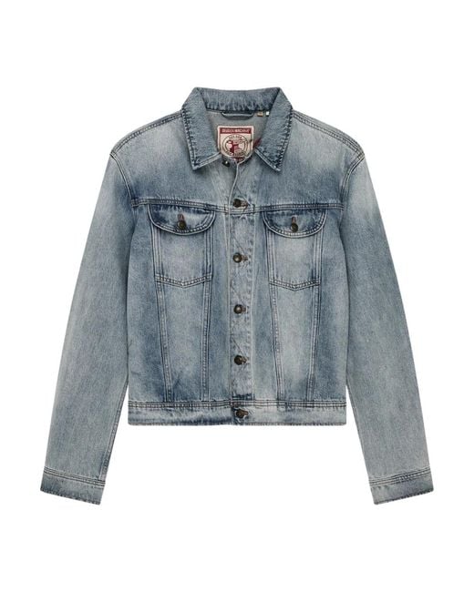 Deus Ex Machina Blue Denim Jackets for men