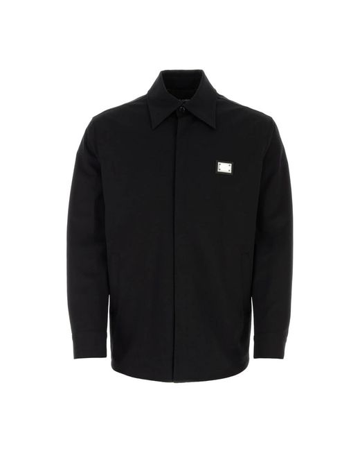 Dolce & Gabbana Black Light Jackets for men