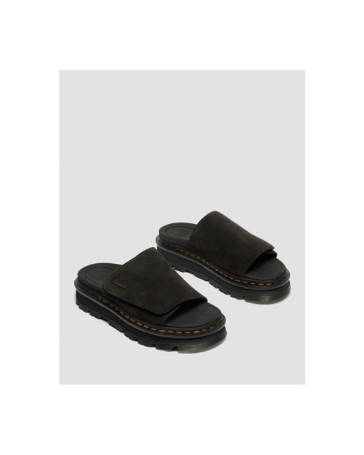 Dr. Martens Black Sliders