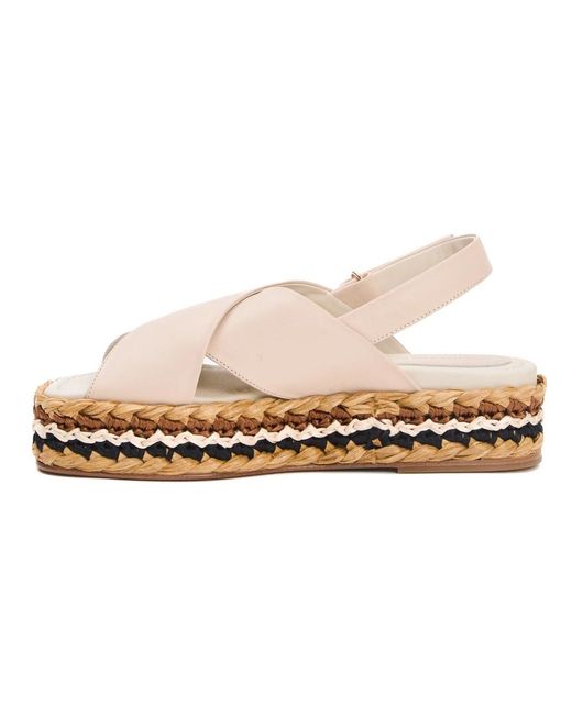 Paloma Barceló Pink Flat Sandals