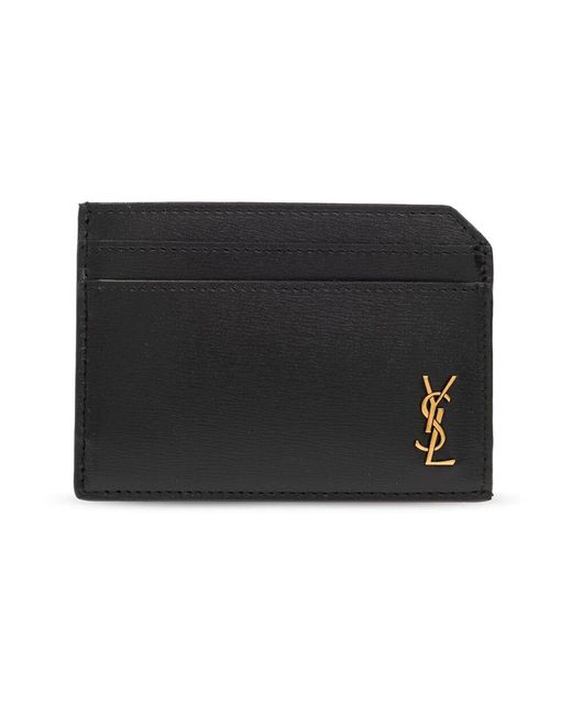 Saint Laurent Tiny Cassandre Kartenetui in Black für Herren