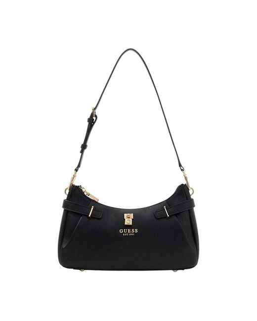Guess Black Shoulder Bags