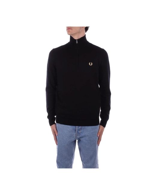 Turtlenecks Fred Perry de hombre de color Black
