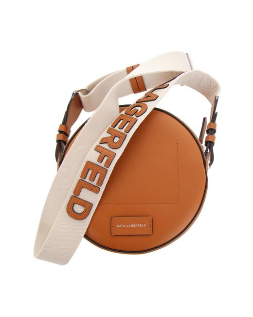 Karl Lagerfeld Brown Cross Body Bags