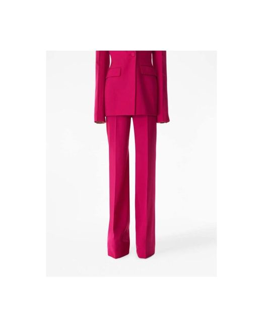 Trousers > straight trousers Nina Ricci en coloris Pink