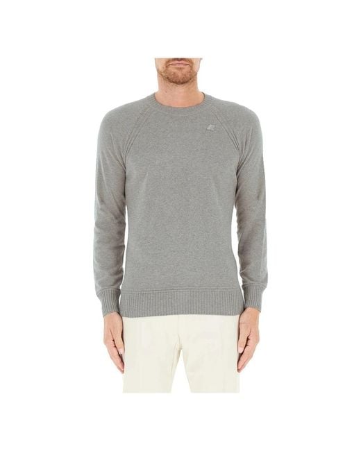 Round-Neck Knitwear K-Way pour homme en coloris Gray