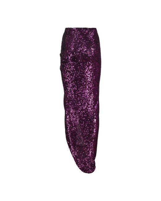 Nervi Purple Maxi Skirts