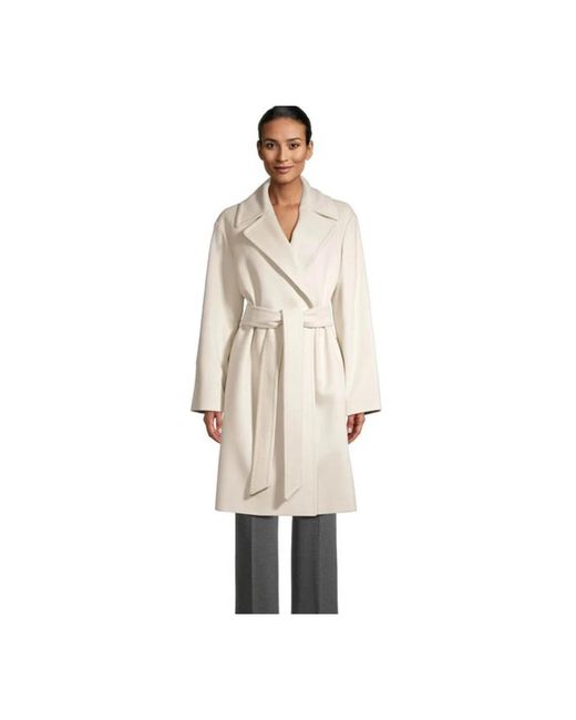 Max Mara Natural Belted Coats