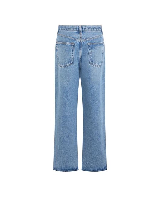 Agolde Blue Straight Jeans