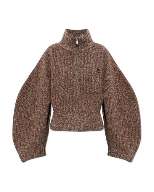 Cardigans The Attico de color Brown