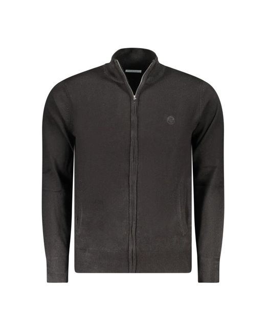 Cardigans North Sails de hombre de color Black