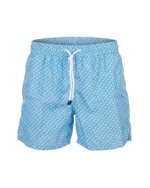 Fedeli Blue Beachwear for men