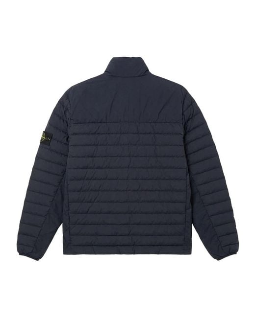 Stone Island Seamless Tunnel Nylon Down-Tc Jacke in Blue für Herren