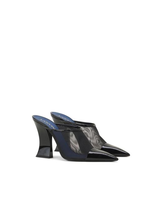 Lanvin Gray Nocturne Mule